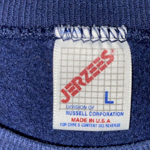 Jerzees Vintage Folk Art Crew Neck Sweatshirt Women Large - Picture 2 of 6